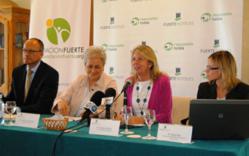 From left to right José Luque, CEO Fuerte Hoteles; Isabel García Bardón, President Grupo El Fuerte; Ángeles Muñoz, Mayor of Marbella y Natalí Ruiz, responsible of Fuerte Hotels RSC